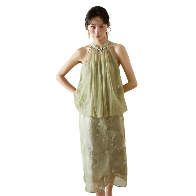 HDFULERN Sleeveless Dress Women's-2