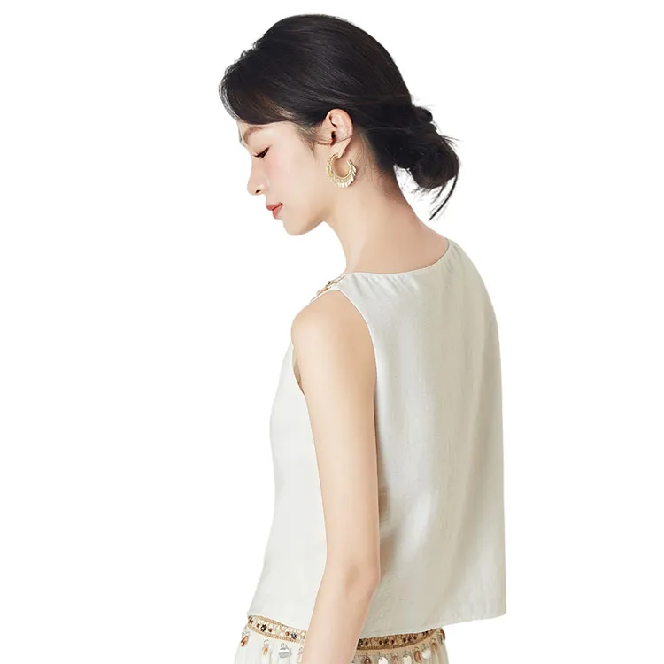 HDFULERN Shirts Women's Ecru-4