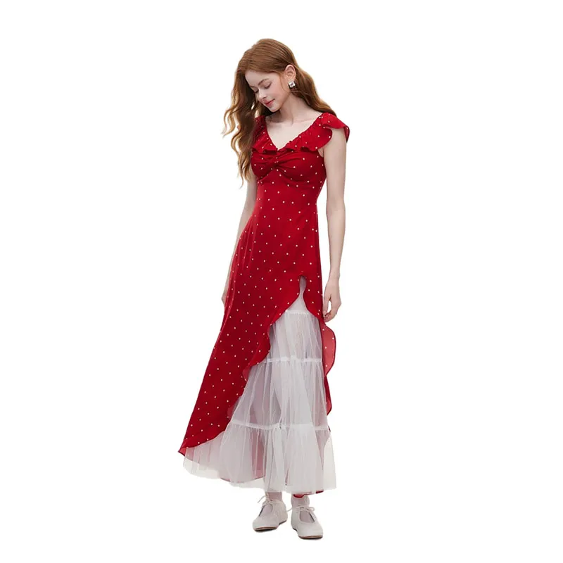 HDFULERN Short Sleeved Dress Women's-4