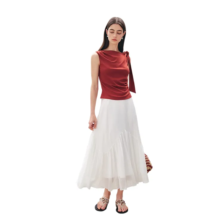 HDFULERN Casual Long Skirt Women's-6