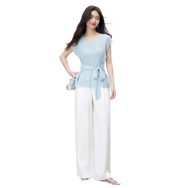 HDFULERN Casual Pants Women's White-4