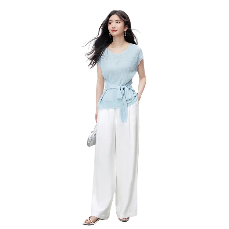 HDFULERN Casual Pants Women's White-2