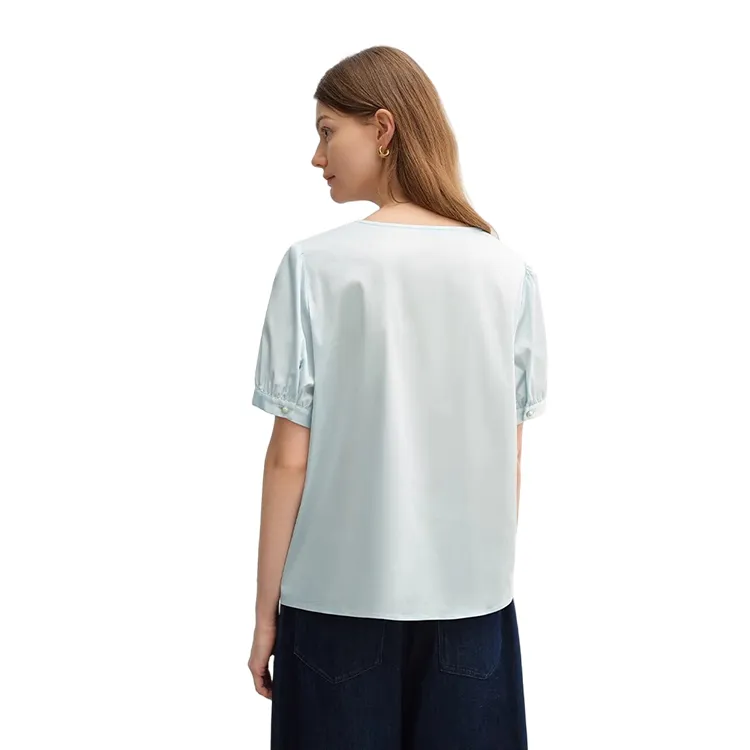 HDFULERN Shirts Women's Blue-4