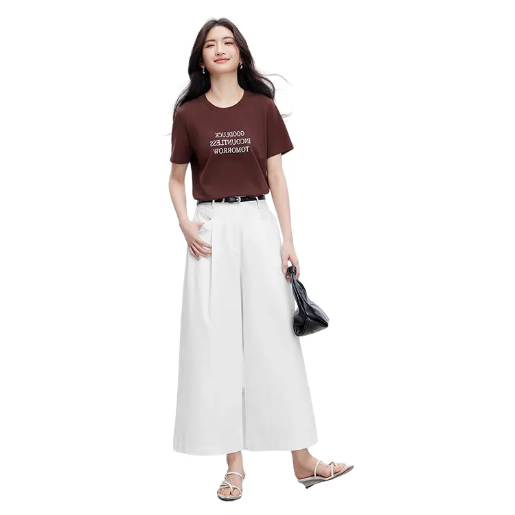 HDFULERN Casual Pants Women's White-5