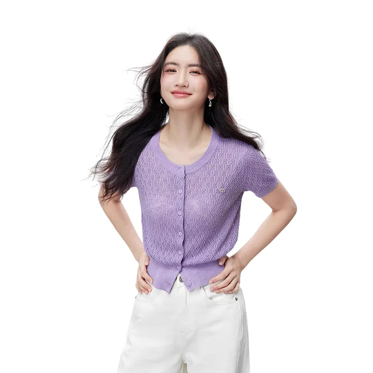 HDFULERN Knitwear Women's Purple-2