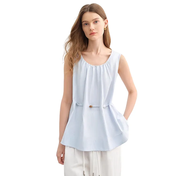 HDFULERN Shirts Women's Blue-4