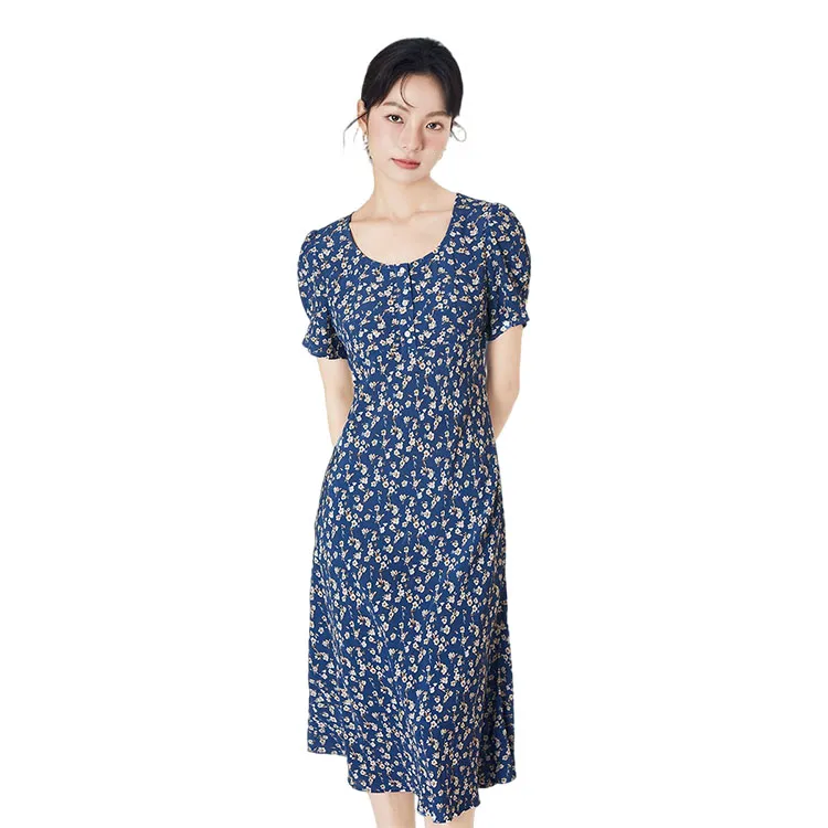 HDFULERN Short Sleeved Dress Women's-2