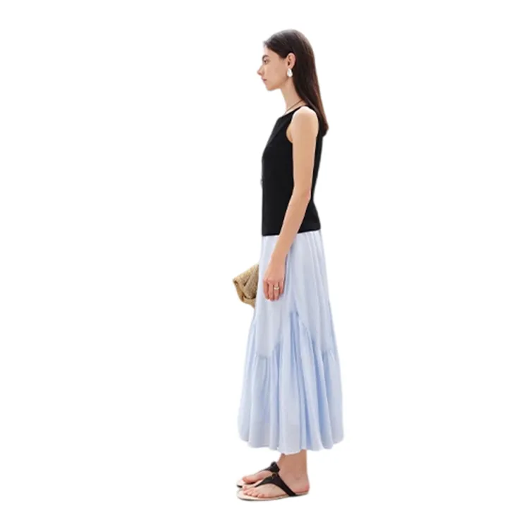 HDFULERN Casual Long Skirt Women's-3