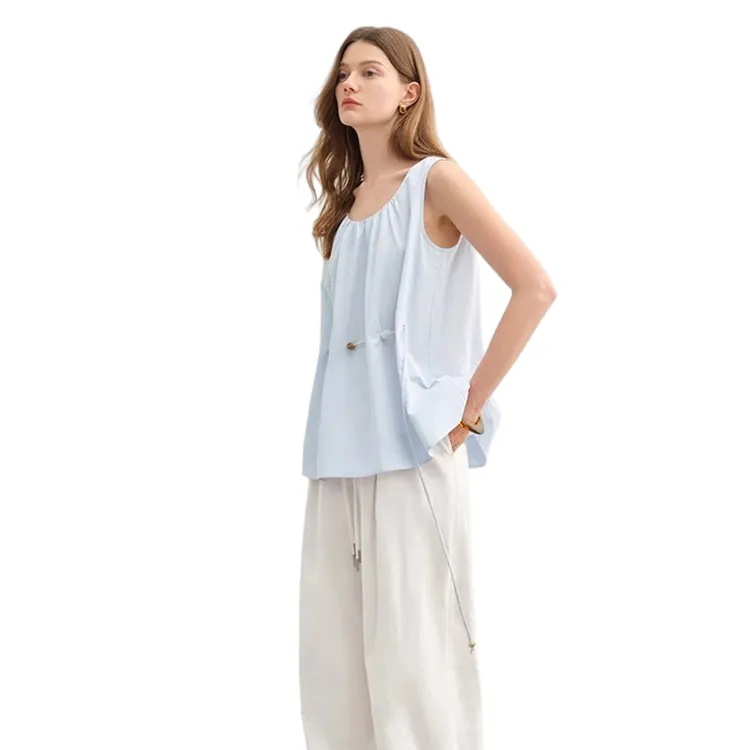 HDFULERN Shirts Women's Blue-3