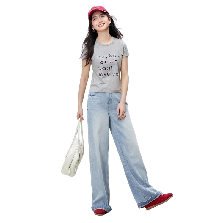 HDFULERN T Shirts Women's Gray-5