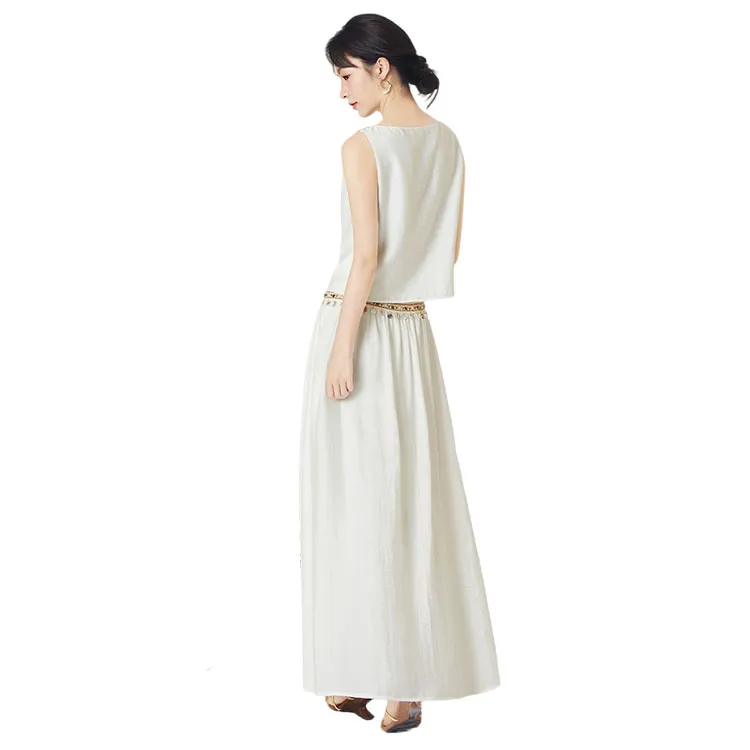 HDFULERN Casual Long Skirt Women's-5