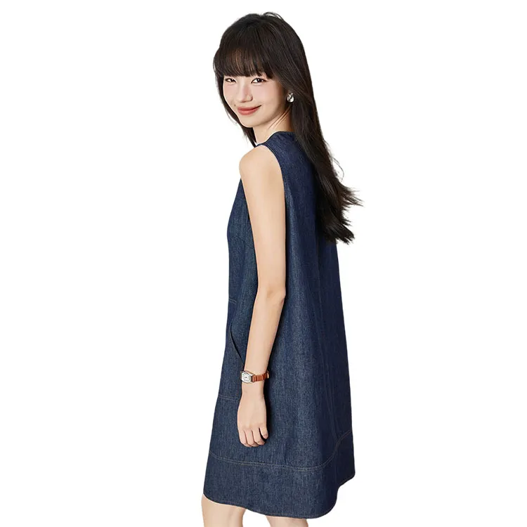 HDFULERN Sleeveless Dress Women's-4