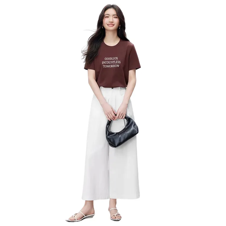 HDFULERN Casual Pants Women's White-3