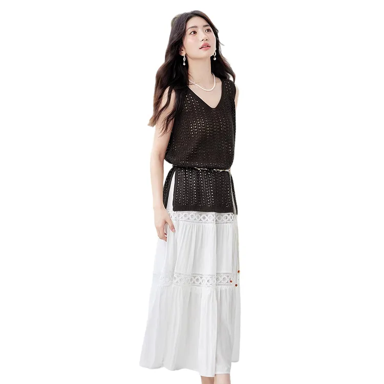 HDFULERN Knitwear Women's Coffee-3