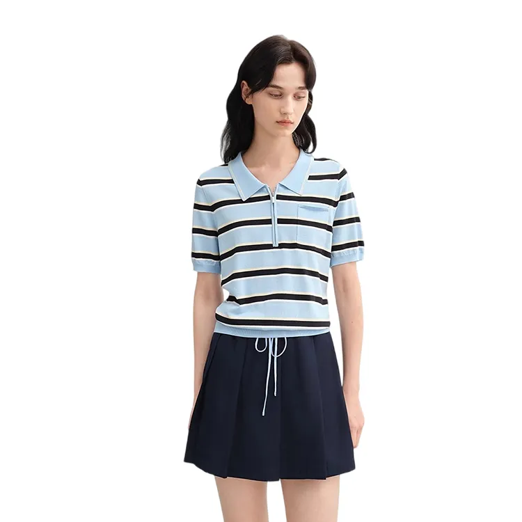 HDFULERN Knitwear Women's Sea Blue-3