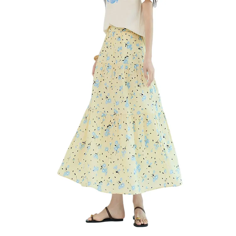HDFULERN Casual Long Skirt Women's-2