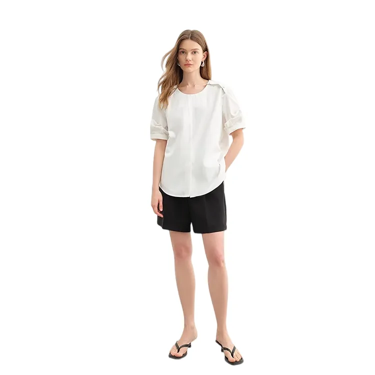 HDFULERN Shirts Women's White-2