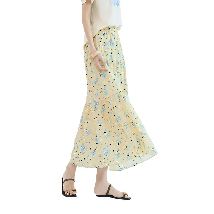 HDFULERN Casual Long Skirt Women's-3
