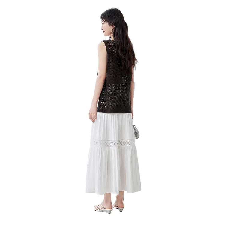 HDFULERN Casual Long Skirt Women's-3