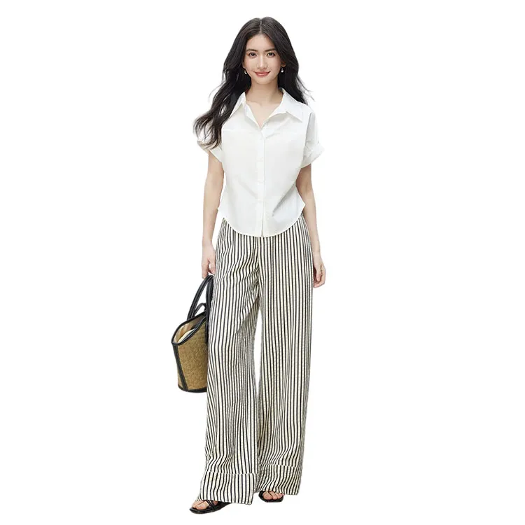 HDFULERN Shirts Women's White-4