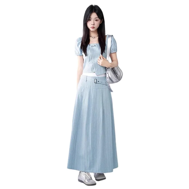HDFULERN Two Piece Skirt Sets Women's-2