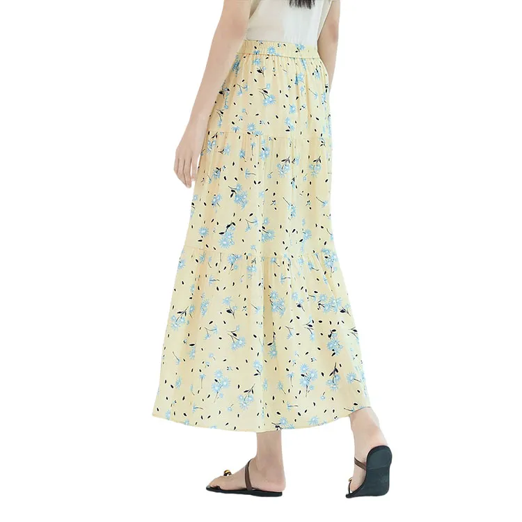 HDFULERN Casual Long Skirt Women's-4
