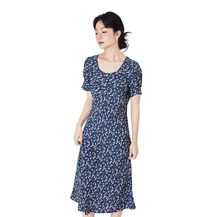 HDFULERN Short Sleeved Dress Women's-3