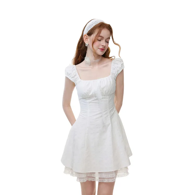 HDFULERN Short Sleeved Dress Women's-3
