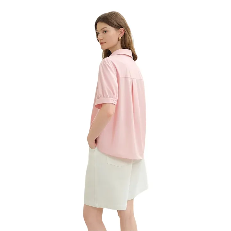 HDFULERN Shirts Women's Pink-5