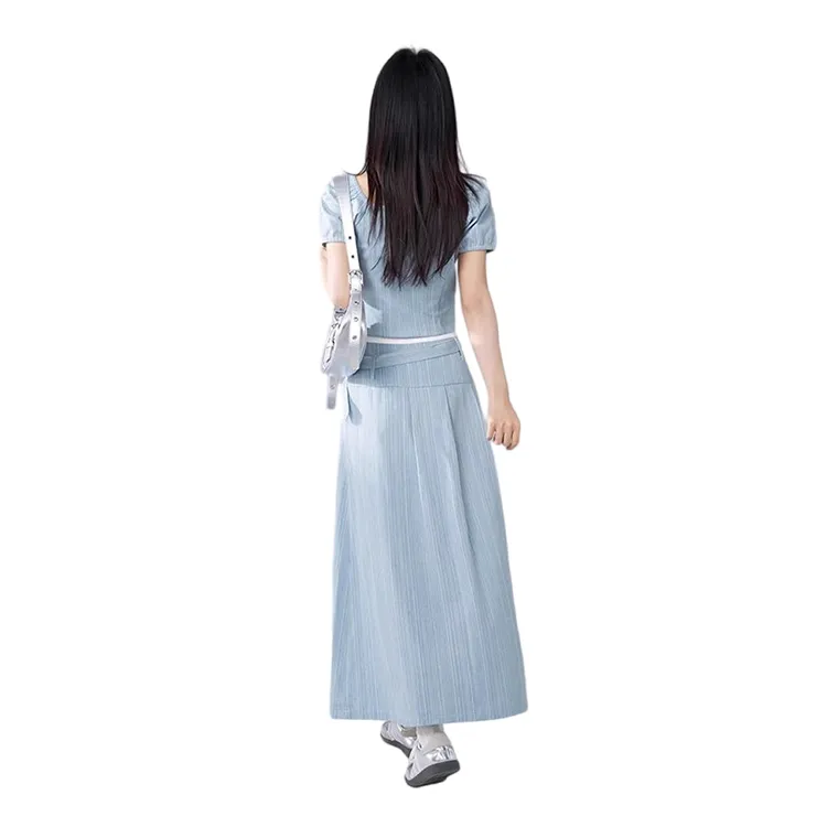 HDFULERN Two Piece Skirt Sets Women's-3