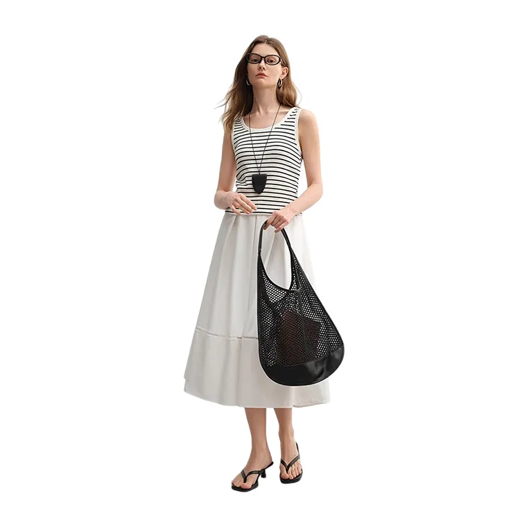 HDFULERN Casual Long Skirt Women's-3