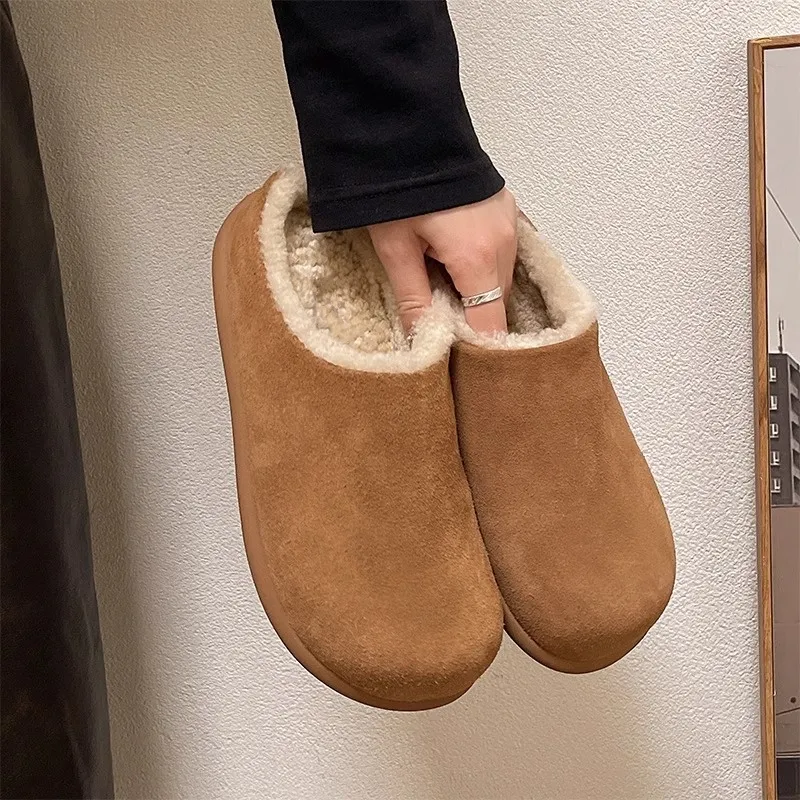 ALPLUME Women's Home Slippers Chestnut Antelope Brown-2
