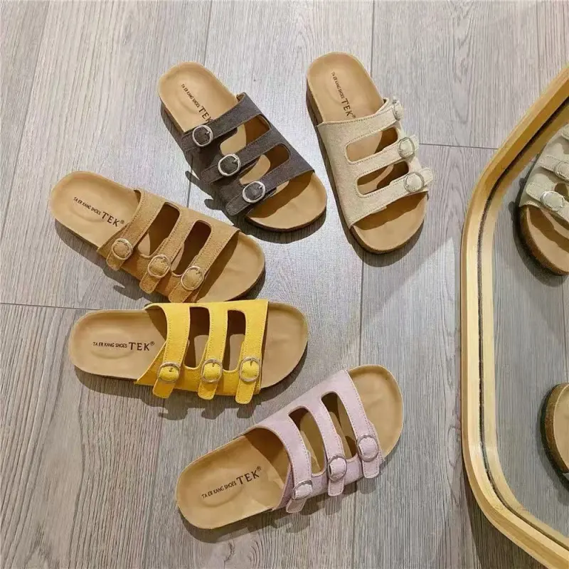 ALPLUME Slippers Khaki, Lemon, Apricot-14