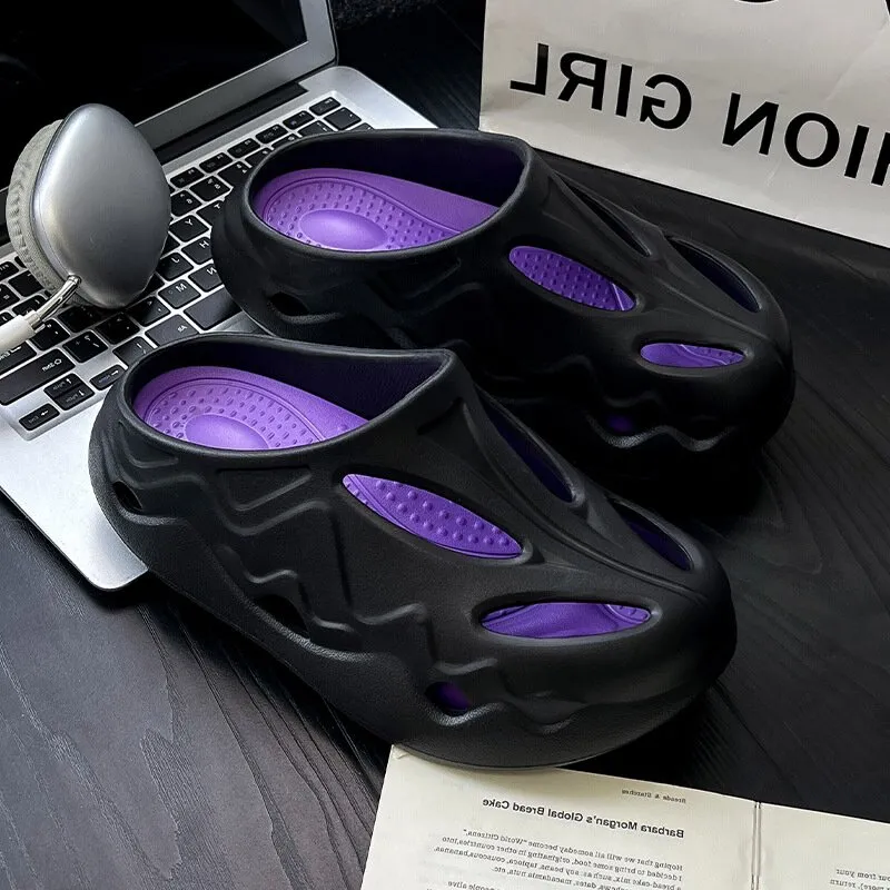 ALPLUME Slippers White Black, Black, Black Purple-13