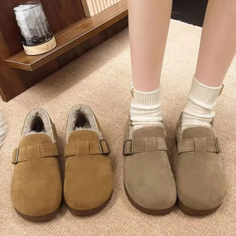 ALPLUME Home Slippers Dark Brown Khaki-3