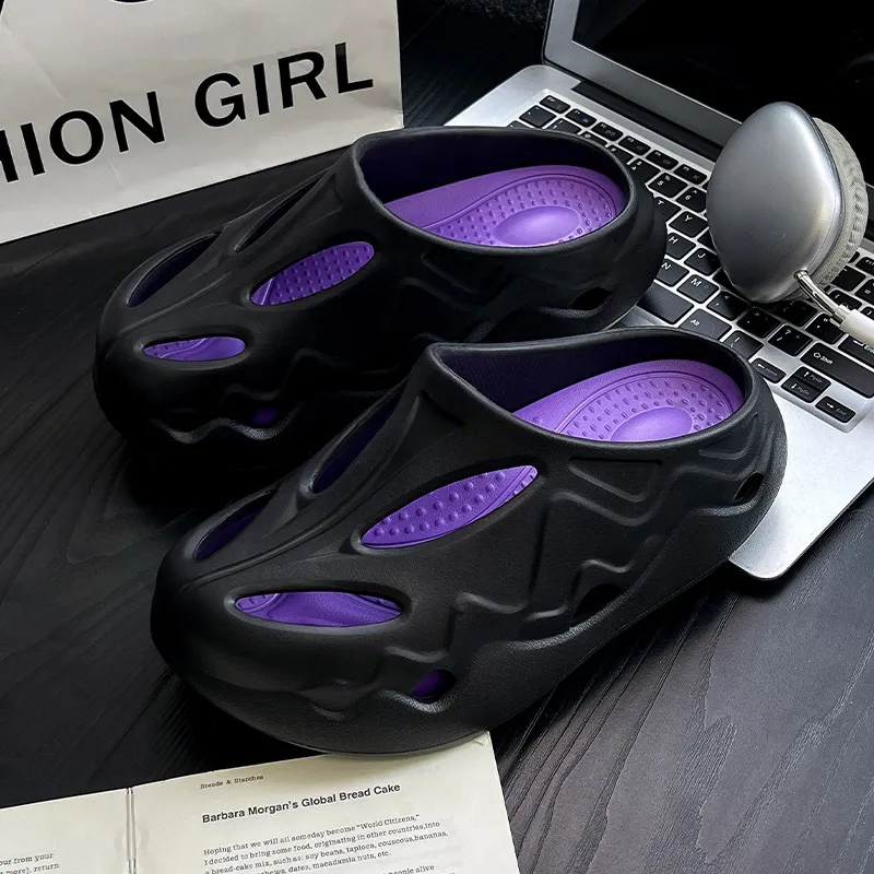 ALPLUME Slippers White Black, Black, Black Purple-12