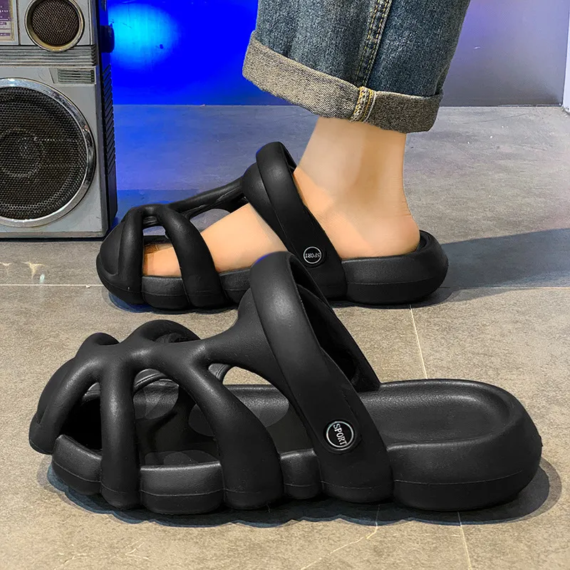 ALPLUME Slippers Black, Khaki, Ecru-2