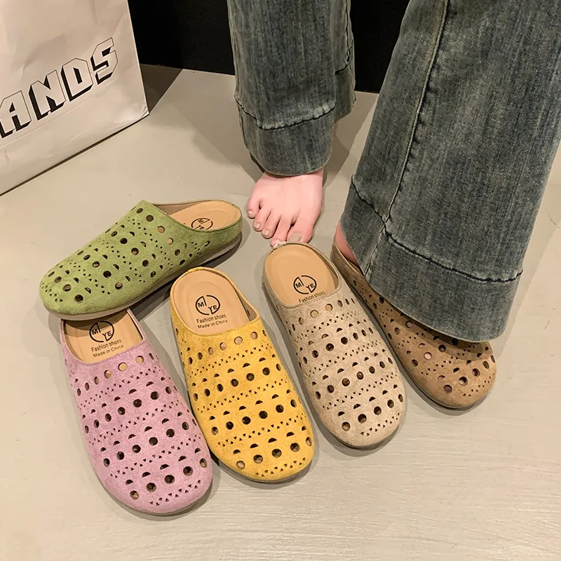 ALPLUME Slippers Green, Yellow Khaki, Apricot Purple-6