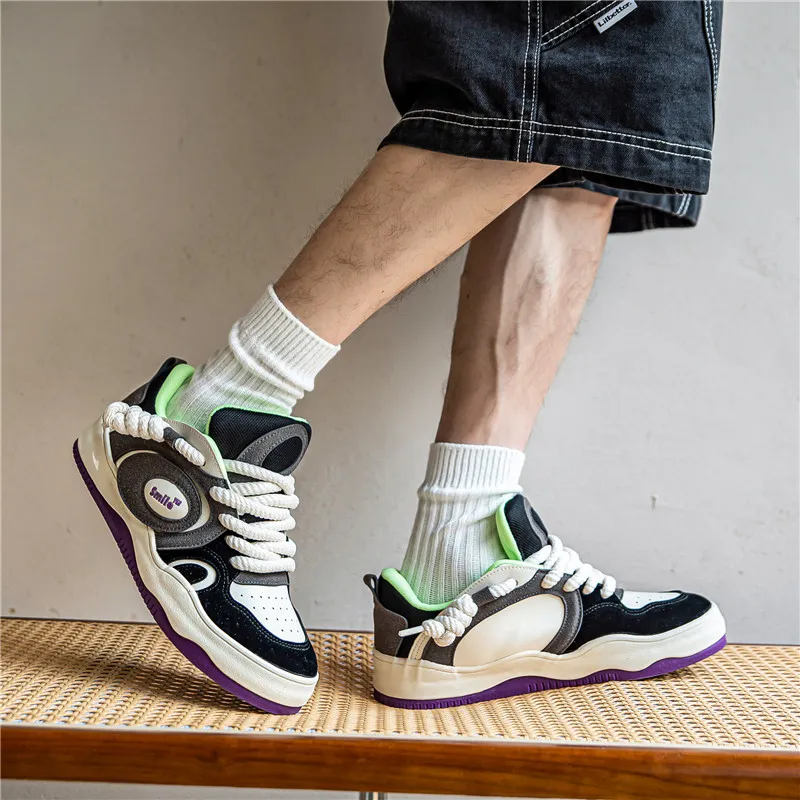 Kuding Slip Resistant, Abrasion Resistant, Lightweight, Breathable, Moisture Wicking Low Top Skateboard Shoes Men's-13