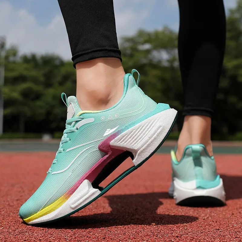 Kuding Cushioning Abrasion Resistant Lightweight Slip Resistant Low Top Running Shoes Unisex-31