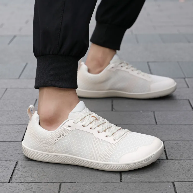 Kuding Casual Shoes Unisex Low Top White Blue-10