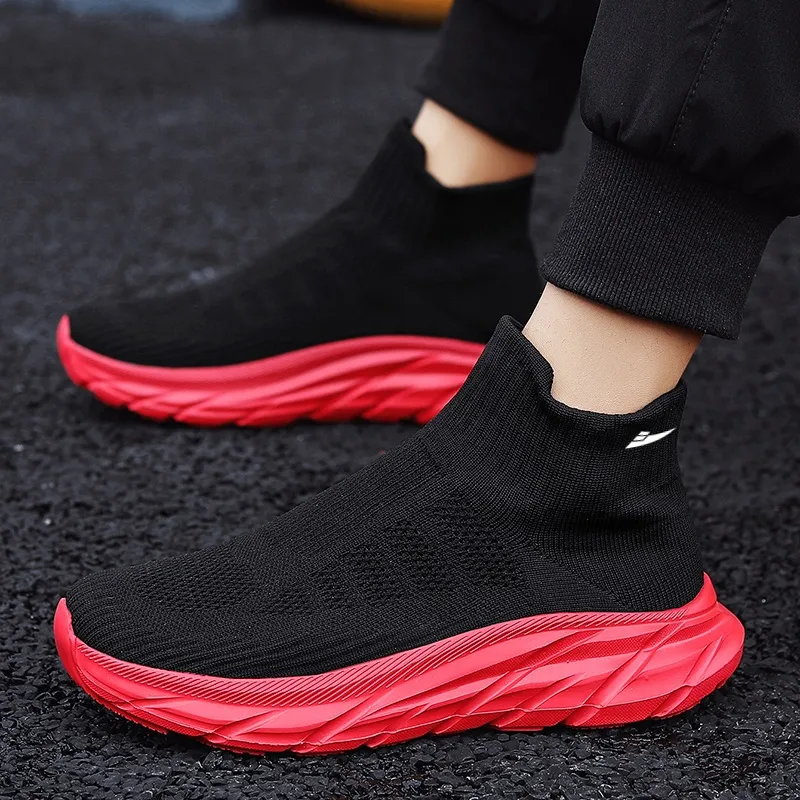 Kuding Durable Breathable High-Top Running Shoes Unisex-11