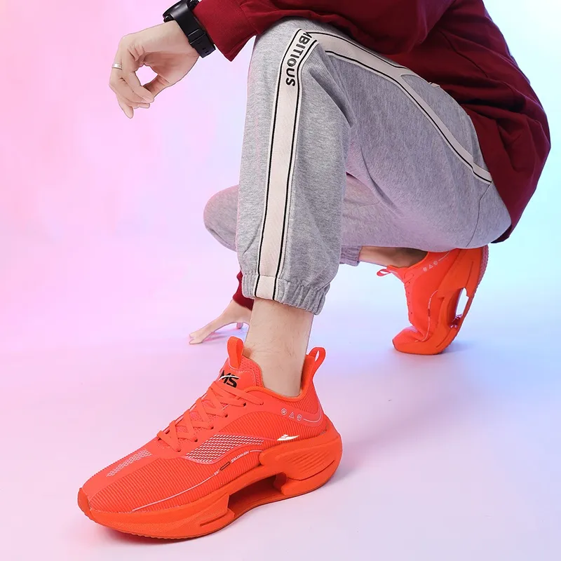 Kuding Cushioning Abrasion Resistant Lightweight Slip Resistant Low Top Running Shoes Unisex-13