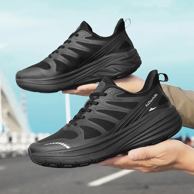 Kuding Slip-Resistant Breathable Low-Top Running Shoes Unisex-3