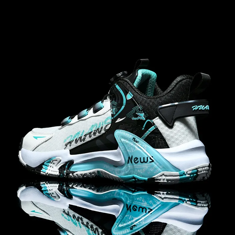 Kuding Cushioned Slip-Resistant Water-Resistant Wear-Resistant Basketball Shoes Men's-18