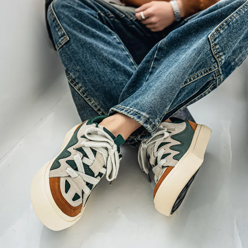 Kuding Slip Resistant, Abrasion Resistant, Lightweight, Breathable, Moisture Wicking Low Top Skateboard Shoes Men's-10