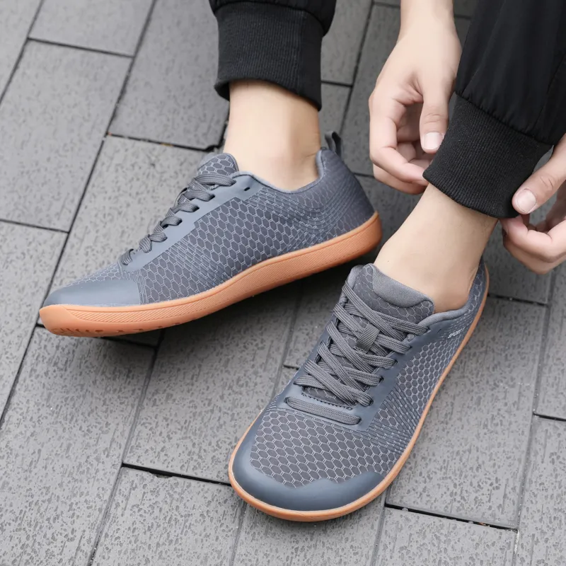 Kuding Casual Shoes Unisex Low Top White Blue-23