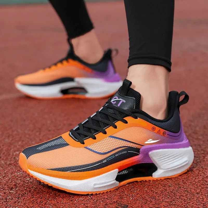 Kuding Cushioning Abrasion Resistant Lightweight Slip Resistant Low Top Running Shoes Unisex-28