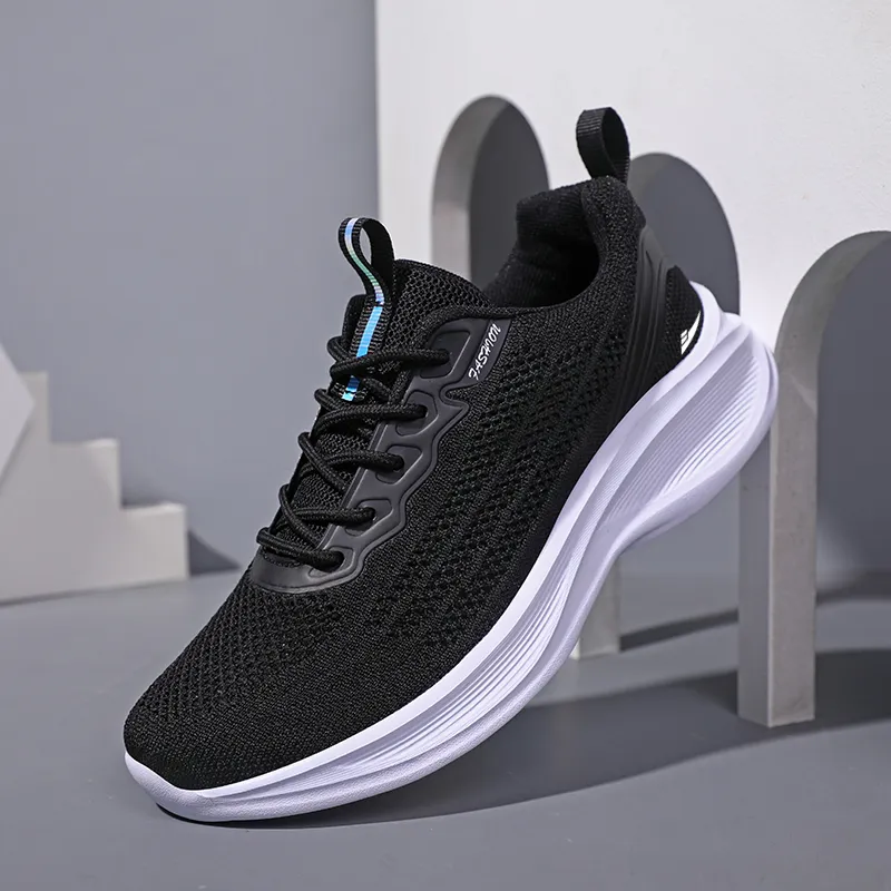 Kuding Running Shoes Women's Low Top Black White/Light Purple/Light Blue Yellow/Lotus Root Powder/Sky Blue/White Purple-1