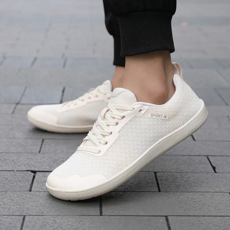 Kuding Casual Shoes Unisex Low Top White Blue-9